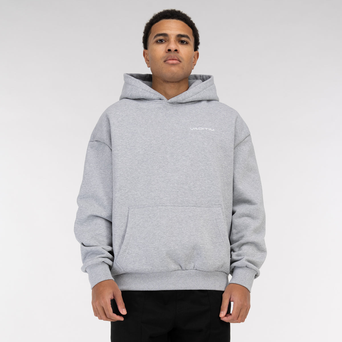 Ultra Heavy Heathergrey Hoodie Vaditim