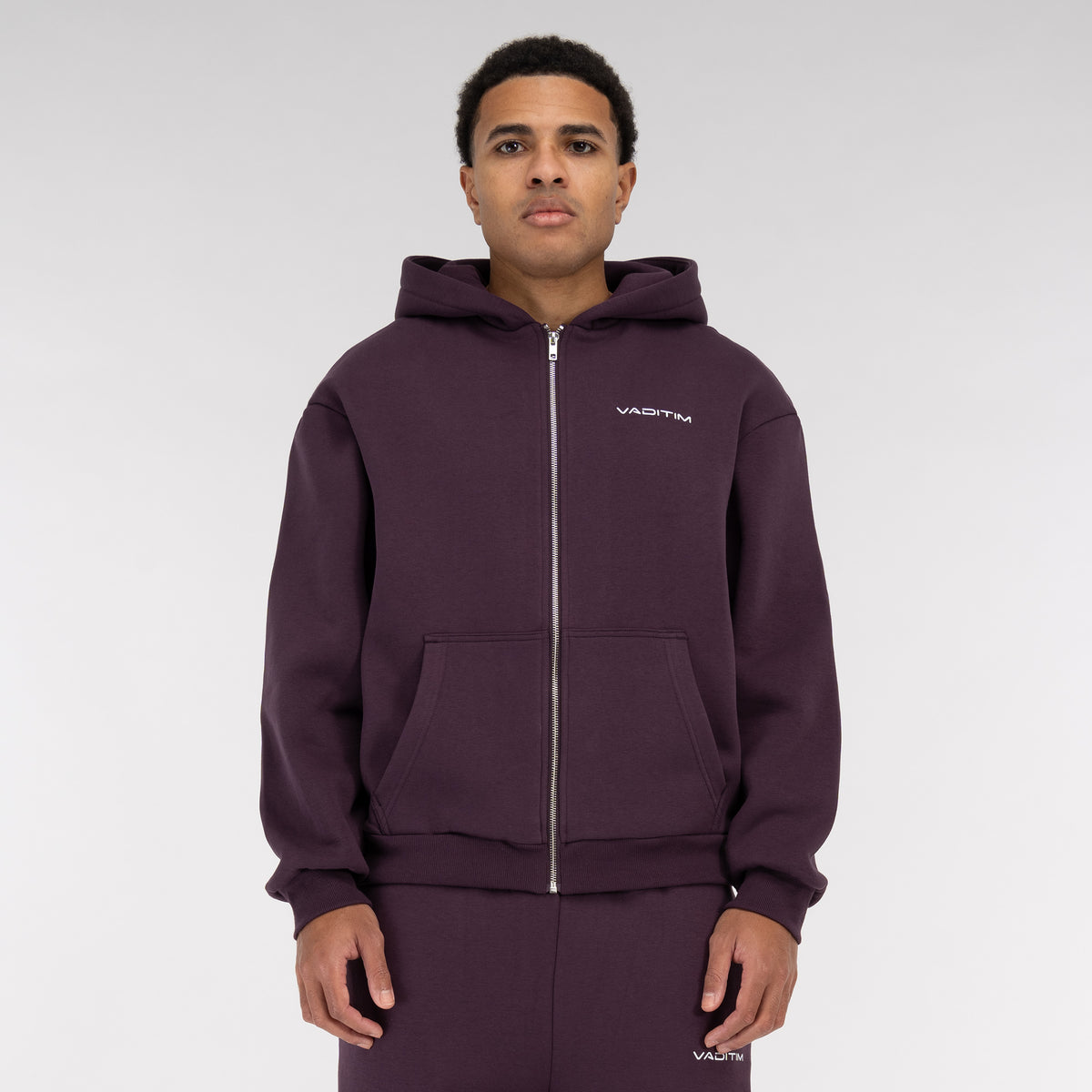 Pulmpurple Basic Zipper Vaditim