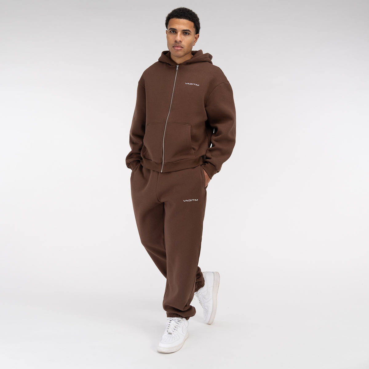 Chocolatebrown Sweatpants Basic Vaditim