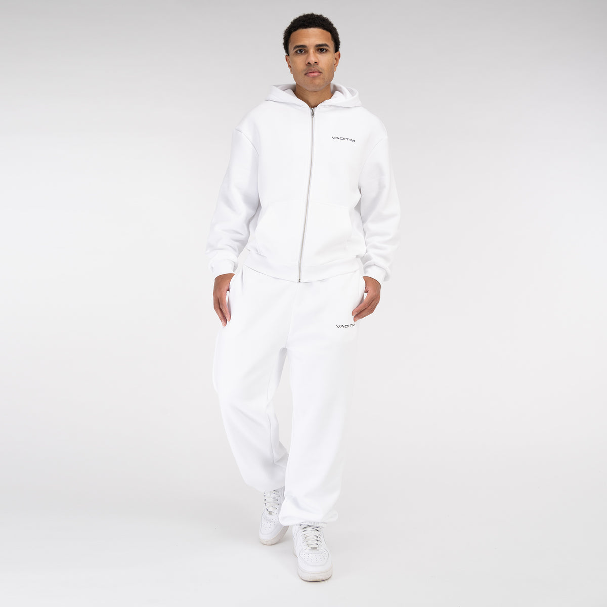 White Sweatpants Basic Vaditim