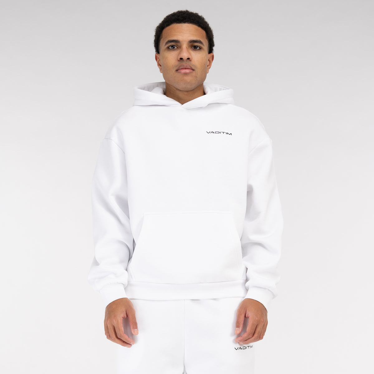 White Oversized Hoodie Vaditim