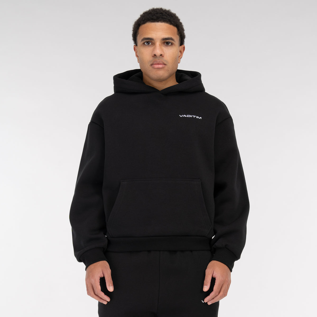 Black Oversized Hoodie Vaditim