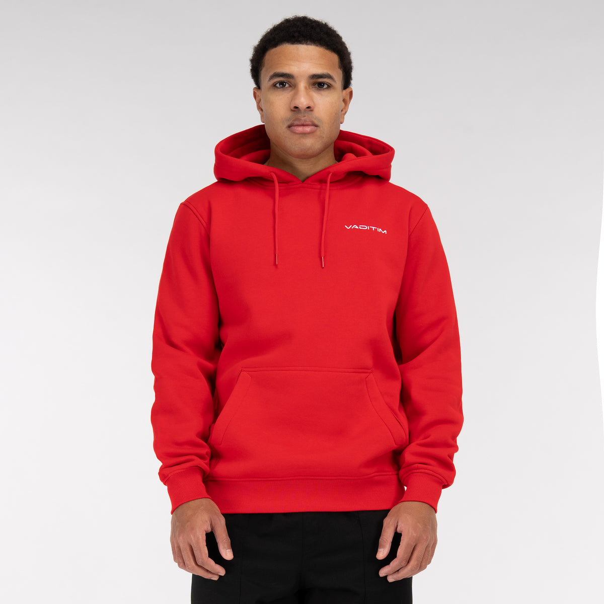 City Red Classic Hoodie Vaditim