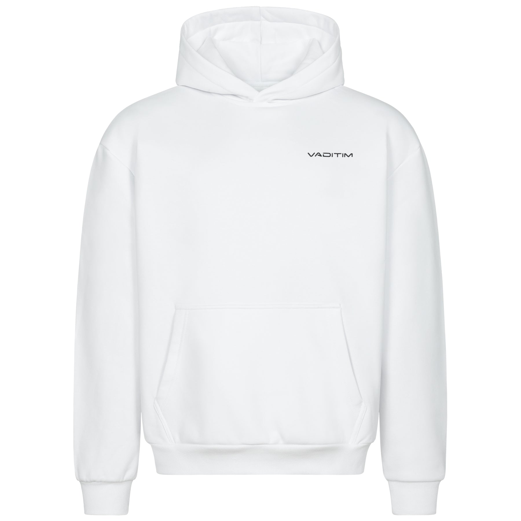 Ultra Heavy White Hoodie  Vaditim   