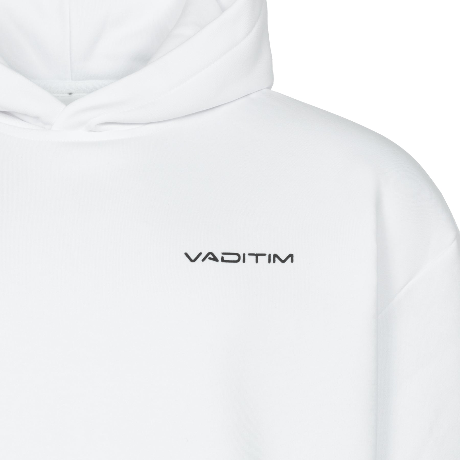 Ultra Heavy White Hoodie  Vaditim   