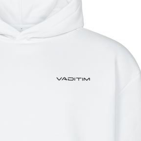 Ultra Heavy White Hoodie  Vaditim   