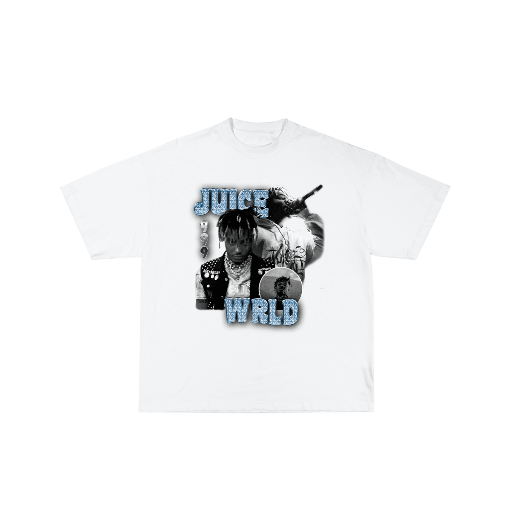 999 JUICE WORLD WHITE T-SHIRT  Vaditim   